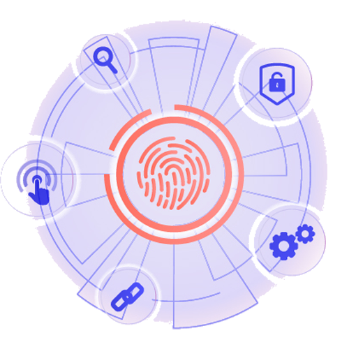 Graphic showing Livescan fingerprinting services